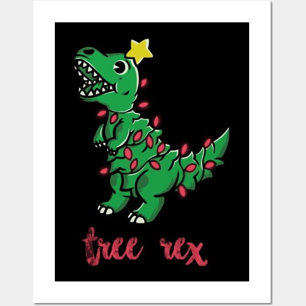 Tree Rex Wall Art by JuizJuice